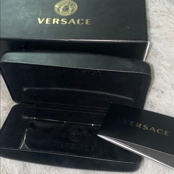 Versace Black Eyewear Case - Picture 2 of 3